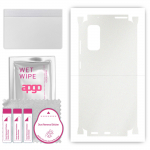 apgo Protective Skin Sticker for the back+sides compatible with Samsung Galaxy S20 5G UW, Full Wrap Film, Foil, Vinyl - Pattern Matte Transparent