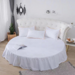 High Grade Pure Cotton Round Bedspread 200cm Round Bed Sheet 100% Cotton Solid Color Bed Skirt No Pillowcase 1pc Sheet 200cm