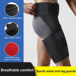 Fitness Leggings in The Groin with Anti-muscle Strain Hipbands