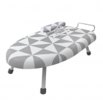 2 tk/komplekt lauaarvuti triikimislaud koos eemaldatava pestava kattega kuumakindla puuvillase polsterdatud kokkupandav kaasaskantav libisemisvastane h&otilde;be