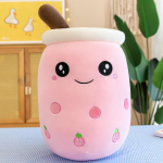 Armas t&auml;idisega Boba Plush mullitee P&auml;riselu Bubo Food Milk Cup Plushie padi Pehme Kawaii Palus m&auml;nguasjad Kingitused lastele T&auml;iskasvanutele 24cm 24cm