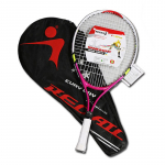Spetsiaalne tennisereket teismelistele 23-tolline alumiiniumisulamist tennisereket tugeva nailonist keelega laste treenimiseks punane