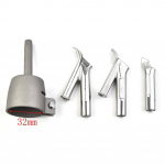 4 tk / komplekt vin&uuml;&uuml;l PVC plastist kuuma &otilde;hu jaoks 5 mm keevisotsiku kiirusega keevitusd&uuml;&uuml;sid p&otilde;leti 32mm