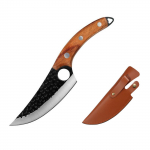 Jaapani nuga s&uuml;sinikterasest lihanuga puidust k&auml;epidemega Full Tang koka nuga