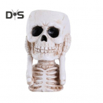 Halloweeni pealuu istutuspott Vaigu luustik Kujuke lillepott siseruumides v&auml;litingimustes sukulendid taimed konteiner Kodu r&otilde;du aiakaunistus A