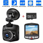 T&auml;iendage 2,2 tolli HD 1080P auto-DVR-kaamera armatuurkaamera video &ouml;&ouml;n&auml;gemist, G-sensorit, esi- ja tagakaamerat. Kompaktne must disain ohutuks s&otilde;iduks Car DVR+32G TF Card