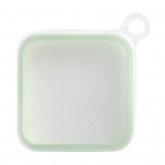 Sandwich Crisper l&otilde;unakarp &otilde;hukindel BPA-vaba silikoonist v&otilde;ileivahoidja Kerge v&otilde;ileivahoidja vanema ja lapse koolit&ouml;&ouml;reisiks