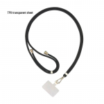 Vastupidav reguleeritava pikkusega crossbody mobiiltelefoni kaelapael, kadumisvastane n&ouml;&ouml;r ja kaelarihm