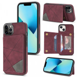 Esmaklassiline nahast telefoni&uuml;mbris iPhone 13 Pro Maxi ja Samsung S22 jaoks &ndash; multifunktsionaalne ja kaitsev Apple Skin-Fel-kujundus S21FE bordoo