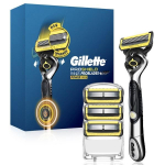 Gillette 2024 ProShield kollane Power habemenuga k&auml;epide + tera 4 tk komplekt, 1 komplekt, Korea habemenuga