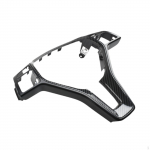 Rooliratta viimistlus Auto salongitarvikud Lihtne paigaldamine Stiilne paneelraam Black Carbon Fiber