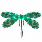 Fairy Wings naiste h&otilde;&otilde;guv Dragonfly Wing kost&uuml;&uuml;m Kerge hingav kleit-up aksessuaarid pidude Cosplay esinemiseks kollane
