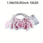 1 armas loomak&auml;pa stringi valgusti, 1,5 m, 10 LED-i akutoitega (patareid ei kuulu komplekti) 1.5M 59inch 10LED valge