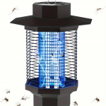 Mosquito Zapper v&auml;litingimustes, v&otilde;imas 4200V 18W veekindel s&auml;&auml;sek&auml;rbsep&uuml;&uuml;nis, putukat&otilde;rje kodus/k&ouml;&ouml;ki/tagahoovis/telkimiseks/aeda