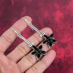 Must Spinell K&otilde;rvar&otilde;ngad, 925 Sterling H&otilde;be K&otilde;rvar&otilde;ngad K&auml;sitsi Valmistatud V&auml;&auml;riskiviehted, Kingitused Naisele Uhiuued K&otilde;rvar&otilde;ngad 2.87Inches must