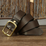 Meeste rihm, retropestud, esimene kiht puhtast karjanahast, pandlaga, mitmek&uuml;lgne noorte vabaaja teksarihm 100cm