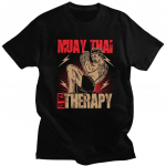 Ancient Muay Thai Thunder T-s&auml;rk Kickboxing 3D-tr&uuml;kk Vintage Kiiresti kuivav Meeste Naiste Unisex L&uuml;hikeste varrukatega &Uuml;mara kaelusega MMA Segav&otilde;itluskunst Puuvill S