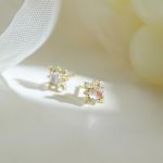 Snowflake Stud K&otilde;rvar&otilde;ngad Naiste Niche Design Sense Lihtne ja V&auml;ike Ice Spirit Blue Moonlight Star K&otilde;rvar&otilde;ngad Pendelk&auml;ija temperamendiga k&otilde;rvar&otilde;ngad