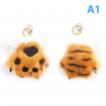 Simulatsioon Tiger Paw Plush m&auml;nguasi loomaripats Leopard v&otilde;tmehoidja koolikott