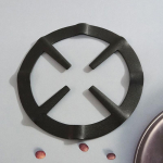 1 tk roostevabast terasest gaasipliidirest Mocha kannu kohvikannu alus K&ouml;&ouml;gitarbed 13.3*13.3cm must