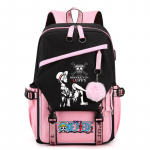 Anime One Piece tr&uuml;kiga kolledži seljakott poisile t&uuml;drukule kooli tagasi suur mahutavusega seljakott igap&auml;evane raamatukott meestele naistele reisikott Mochila Rucksack