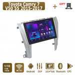 Androidi autoraadio Toyota Camry 7 V50 55 2015-2017 multimeediumipleieri peakomplekti stereo GPS-navigatsioon BT WIFI 1+16 GB 1+16GB
