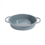 Silikoonist &uuml;mmargune metallist tugevdatud raamiga koogivormide komplekt, 2 pakki mittenakkuvad 8-tollised koogivormid, kergesti vabastatavad, &uuml;mmargune k&auml;epidemega koogivorm, n&otilde;udepesumasinas pestav One Size