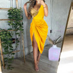 Naiste &uuml;hev&auml;rviline seksikas litritega l&otilde;hikuga maxi &uuml;he &otilde;laga &otilde;htukleit XXL roheline