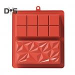 1/2/3 tk Silikoon&scaron;okolaadivorm Deep Dubai paks batoon suurte kommide koogivormi t&auml;itmiseks t&auml;idisega batooni jaoks Korduvkasutatav BPA-vaba multifunktsionaalne k&uuml;psetus 1pc