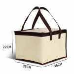 6/8/10/12 tolline pitsatoidu kohaletoimetamise kott isoleeritud termilise hoiuhoidiku piknik 35*35*22cm