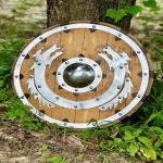 45.72cm Keskaegne Valhalla Meredraakon Autentne Viikingikilp Kingitus Valmis Lahinguks Viikingikilp