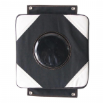 Suur 40x40 cm ruutvahust poksikott V&otilde;itluspadjaga sein poksikotti seina liivakott Sihtm&auml;rk taekwondo karate lahingutreening valge