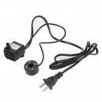 Purskkaevupump 4 LED-valgusega Super vaikne v&auml;ike sukelveepump (180L/H 2W) Fish Tank Aquarium jaoks US plug