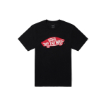 Vans Off The Wall Klassikaline Prindiga Vabaaja Spordi Ameerika Vintage L&uuml;hikeste Varrukatega T-s&auml;rk Unisex Topid Must VN0A4MM7BRR M