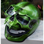 Kolju luustik Mootorratta kiivri kate Dekoratsioon Korralik mask Horror Cool Kolju mask Skelett Halloween Kingitus Kiivri visiir