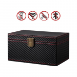 Faraday auto v&otilde;tmesignaali blokeerija kasti kiirguskindel mobiiltelefoni karbi kiirgust blokeeriv hoiukott Faraday v&otilde;tmekohver 11.5x9x6.2cm must