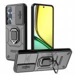 P&otilde;rutuskindel &uuml;mbris Realme C61 C63 C65 C67 12X 12 Pro Plus katteobjektiivi kaamera soomushoidiku tagak&uuml;lje Coque jaoks OPPO Reno 12 11F Fundas jaoks Realme 12 5G must