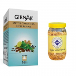 Girnar Detox roheline tee (36 teepakki) + Jyoti Ben's Namkeen Chiwda 250g