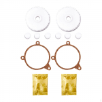 Headlight Motor Repair Gear Easy to Install, H6024 Left and Right, with Grease, Car Accessories High