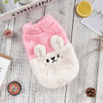 S&uuml;gis- ja talvesoojad pl&uuml;&uuml;sist lapit&ouml;&ouml;d kaisukaru armas paksu j&auml;nkukujuline koerkass Multikas Vest Koerariided v&auml;ikestele koertele Kutsikas XS