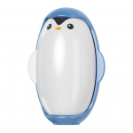 Penguin Shape korduvkasutatav Lint Roller Ball Super Sticky Gel Korduvkasutatav pestav kompaktne taevasinine v&auml;rv