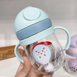 Beebi joogitopsid k&otilde;rrega Pudel Joogivesi Laste joogitops L&auml;mbumisvastane K&auml;epide V&auml;ikelapse toitmine &Otilde;ppimine Veepudel 1 tk lilla