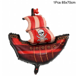 Piraatide silmaplaastrid m&uuml;ndid laeva &otilde;hupallid pealuu m&uuml;ts lastele soosib kingitus m&auml;nguasi piraaditeema S&uuml;nnip&auml;evapeo kaunistused Halloweeni kost&uuml;&uuml;m