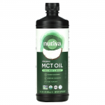 Nutiva, 100% Organic Coconut MCT Oil, Unflavored, 32 fl oz (946 ml)