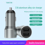 100W kahe pordiga autolaadija &uuml;likiire laadimisega: USB Type-C & PD30W adapter Z06 Car Charger