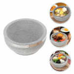 Dolsot Bibimbap kauss Kivist kauss Korea Temperatuurikindel pott Kodune k&ouml;&ouml;gitarve korea pott korea kivipott