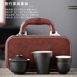 Kerge luksuslik kaasaskantav keraamiline teekomplekt Creative Office Kung Fu teekomplekt Hiina v&auml;lireisimiseks Kiire teetassi komplekt S&otilde;brale kingitus