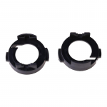 H7 LED esitulede pirnid hoidiku pesa kronsteini aluse adapterid Kia Forte Koup 2014-2016 Rio 2012-2017 jaoks 2tk must