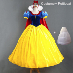 Multika printsess Valge Halloweeni peokost&uuml;&uuml;m T&auml;iskasvanute Cosplay Pluss Suurus Kleit T&uuml;druk Printsess Kleit Naised T&auml;iskasvanute Riided M