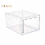 L&auml;bipaistev jalan&otilde;ude hoiukast magnetilise uksega, suure mahutavusega virnastatav l&auml;bipaistev tolmukindel jalan&otilde;ude hoiukarp Front Open hall